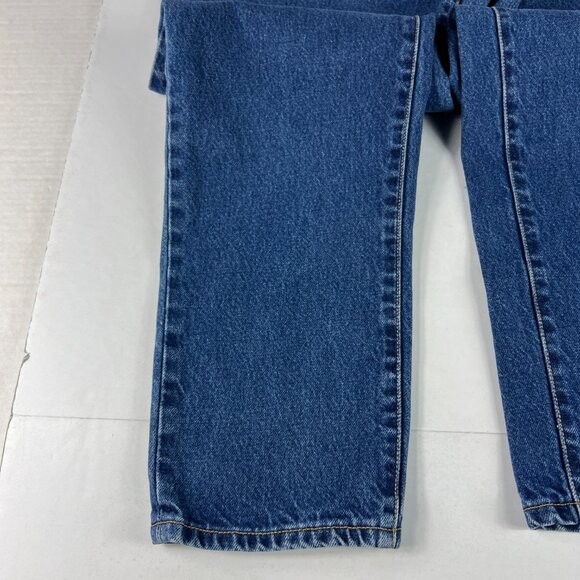 Y2K Levi's Jeans Women's Measured 31x27 550 Relaxed Tapered Blue Denim Tag 12 S - Picture 5 of 16
